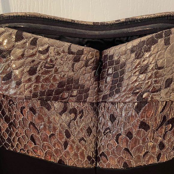 Gold Snakeskin Dress (Convertible Strap/less) - Picture 3 of 6